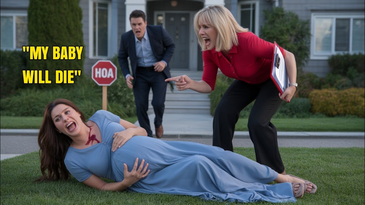 “HOA Karen Attacked My Pregnant Wife — Left Her Bleeding on the Lawn Over a Missing HOA Sticker!”