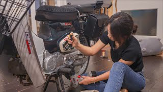 Tuning to make a motorcycle to ride on Jeju Island in Korea, DIY