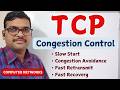 TCP Congestion Control || Phases of TCP Congestion Control || Computer Networks