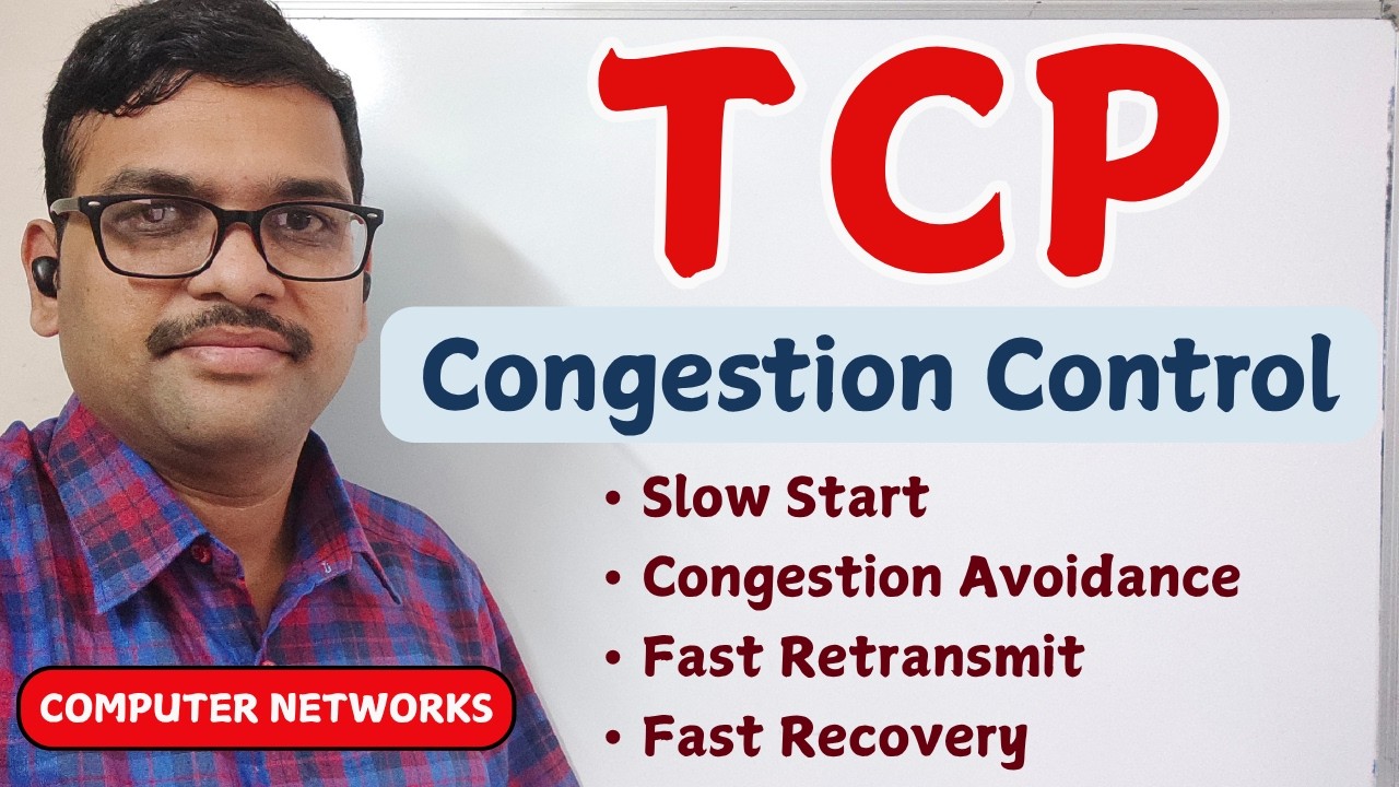 TCP Congestion Control || Phases of TCP Congestion Control || Computer ...