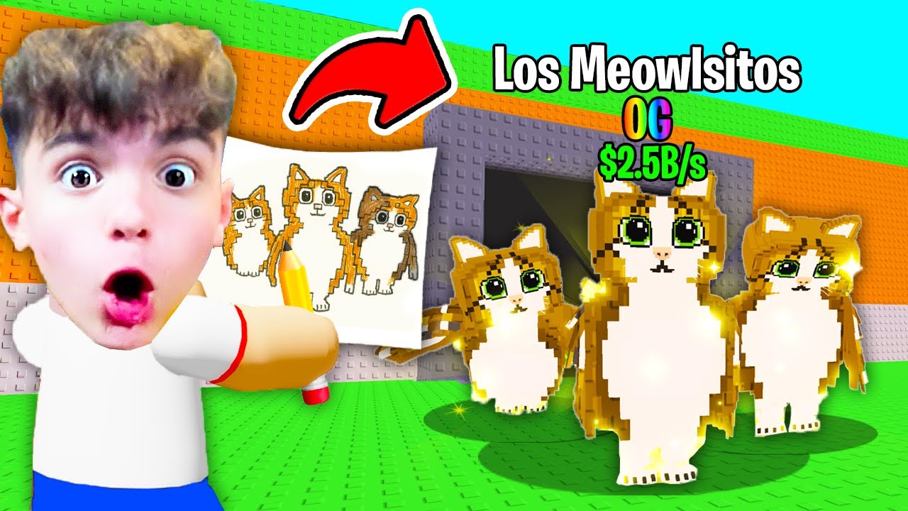 TUTTO CIÒ CHE MIO FIGLIO DISEGNA DIVENTA REALTÀ su ROBLOX STEAL A BRAINROT..