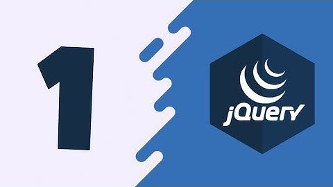 JQUERY Ders 1 Giriş