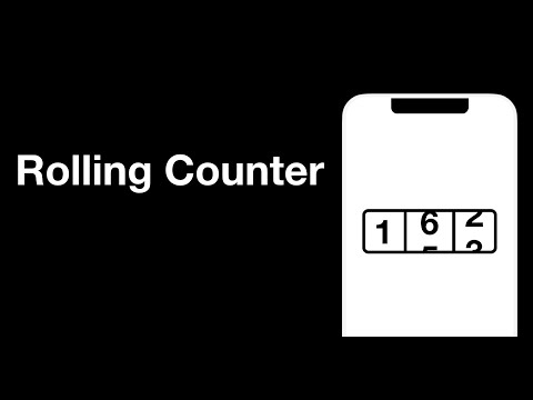 SwiftUI Tutorial: Craft a Rolling Counter Animation in Minutes!