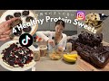 海外でバズってる⁉️高タンパクスイーツレシピ4選 実際に美味しいのか作ってみた!