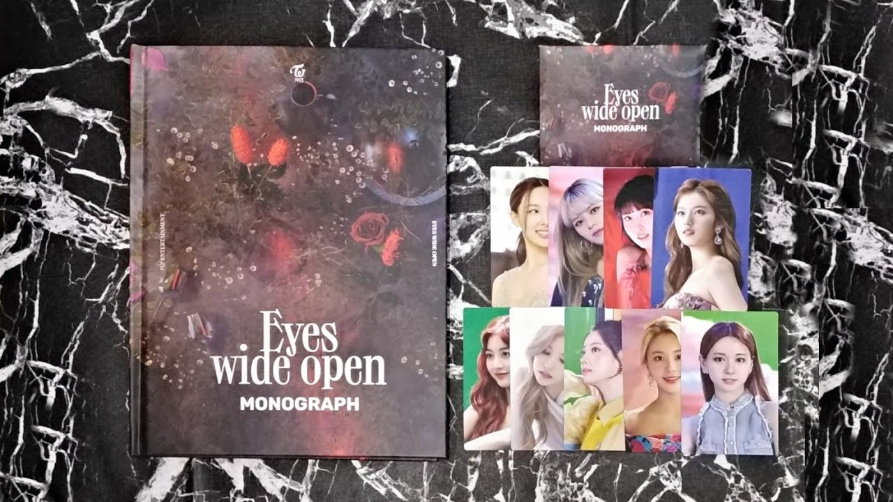 Twice Eyes Wide Open Monograph Unboxing - YouTube