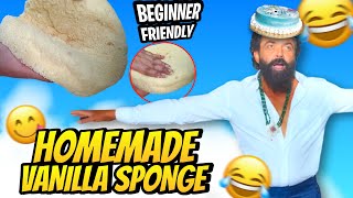 How to make Homemade Vanilla Cake Sponge |Vanilla Sponge| NO PREMIX SPONGE| BEGINNER FRIENDLY RECIPE