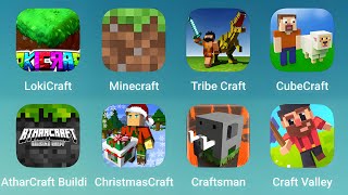 Lokicraft, Minecraft, Tribe Craft, CubeCraft, AtharCraft, Christmas Craft, Craftsman, Craft Valley