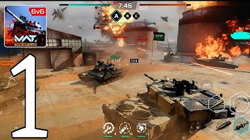 MWT Tank Battles Global Launch Gameplay Walkthrough Part 1 (IOS, ANDROID)