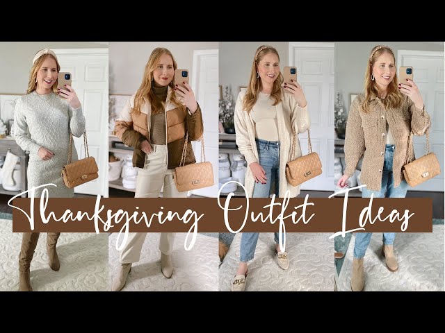 THANKSGIVING OUTFITS 🍂  Thanksgiving Day Outfit Ideas 2022