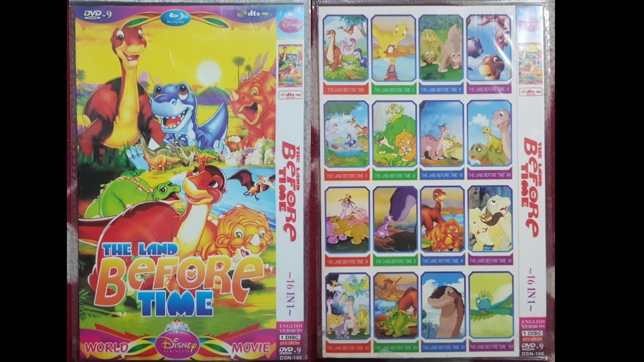 The Land Before Time (World Disney Princess Movie) DVD Menu Walkthrough 2021