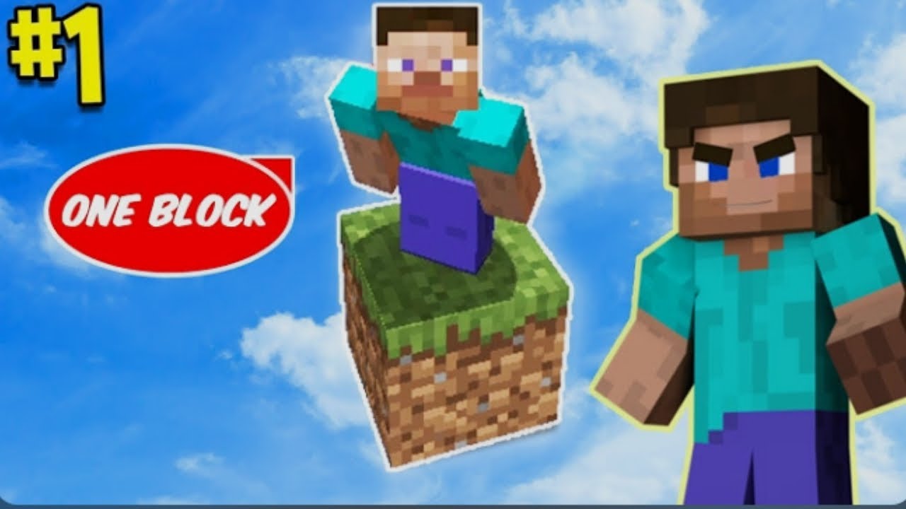 My first day in Minecraft oneblock part-1. - YouTube