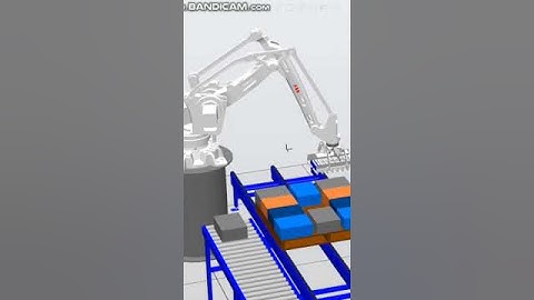#bag Palletizer #ABB #robotics #palletizing