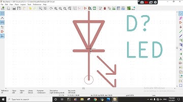 Creating Schematic of LED Circuit |  KiCad PCB Designing Course | Part -2