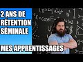 Quelques leons de 2 ans de rtention sminale