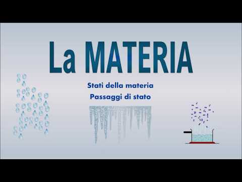 Video: Che Cosa è La Materia