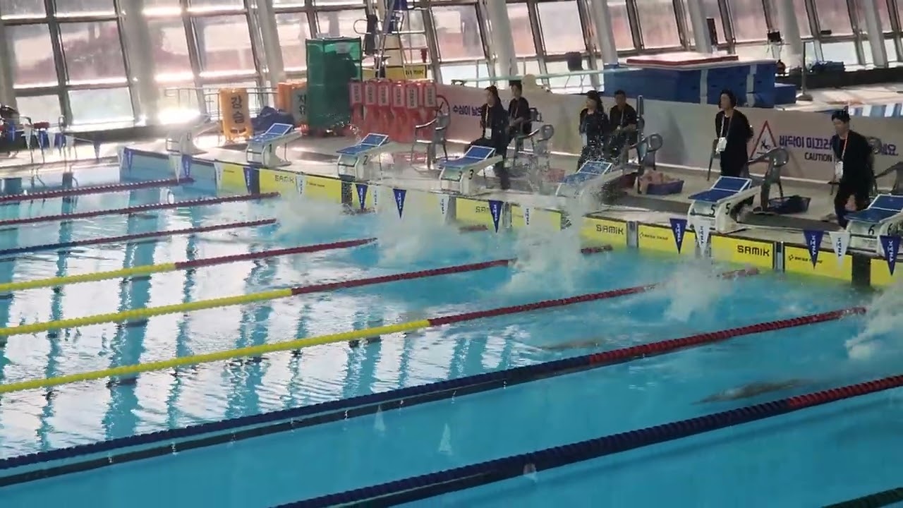 2025울산체육회장배 176 1 자유형 50 3김가을 5이진영