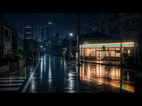 Tokyo Rainy Night 🌧️ Lofi Hip Hop to Relax, Study & Sleep | Chill Beats for Late Night Vibes ☕