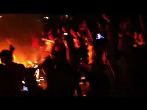 Students Celebrate As Couch Burns - UCSB, Isla Vista