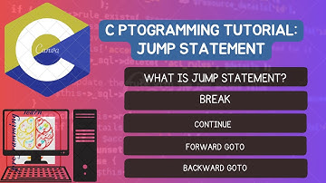 Lecture 25. C Programming || Understanding Jump Statements in C Programming || Break, Continue, Goto