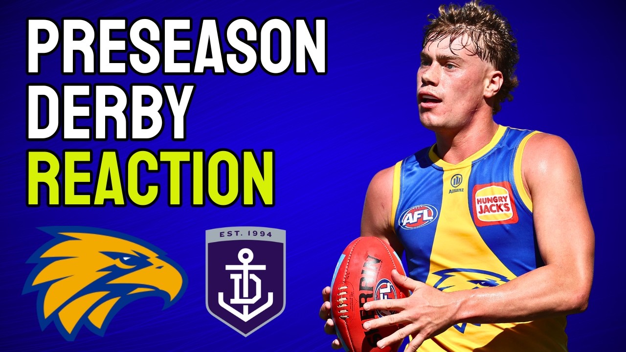 Dockers 81-53 West Coast Eagles | AFL 2026 Preseason Derby