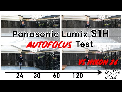 Panasonic Lumix S1H autofocus test (firmware 0 6b)