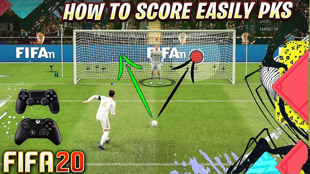 FIFA MOBILE 20 - INSANE PENALTY SHOOTOUT!! - HOW TO SCORE EVERY PENALTY 