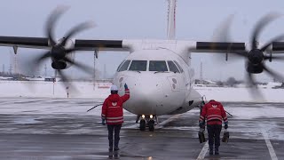 JAC ATR42 600JA01JCエンジン始動　丘珠空港2023 01 23