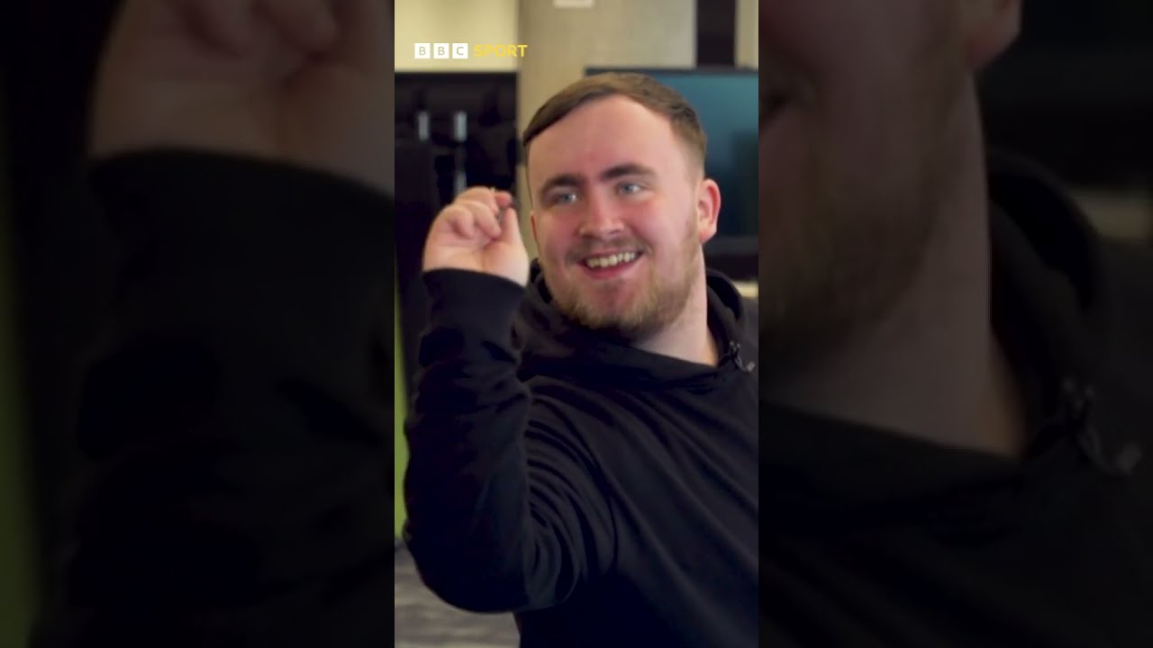 Luke Littler & Nathan Aspinall rank footballers... Messi or Ronaldo 🎯👀 | BBC Sport #shorts #darts