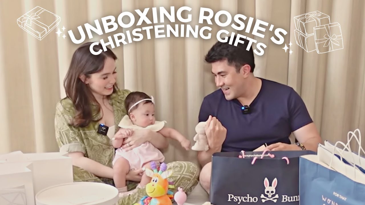 UNBOXING ROSIE'S CHRISTENING GIFTS