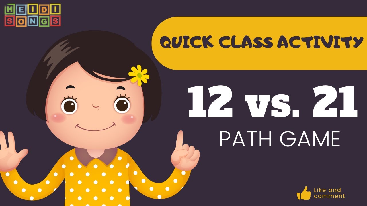 12 vs. 21: Strategies for Kids that Struggle with Reversals | Heidi Songs