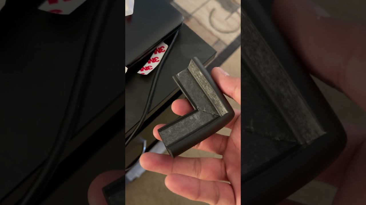 Testing on Desk Corner | Foam Baby Proof Corners and Edges, Corner Protector Baby