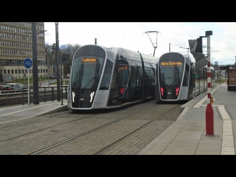 LUXTRAM - Tram de Luxemburgo (VLT) | Luxembourg Tram: Luxexpo - Gare Centrale