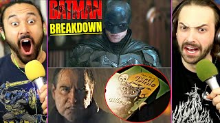 THE BATMAN TRAILER - Every EASTER EGG and Reference BREAKDOWN | REACTION!