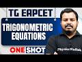 Trigonometric Equations Complete in 1 One Shot | Maths TG EAPCET in Telugu | All Topics Covered