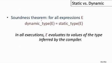 10   1   10 01 Static vs  Dynamic Typing 7m14s