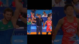 Daichi TAKATANI vs Razambek ZHAMALOV 74 kg Final Olympic Games Paris 2024 #wrestling #shorts #uww