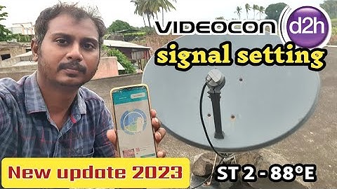 Videocon d2h signal setting | d2h signal not available problem solution | satellite finder app
