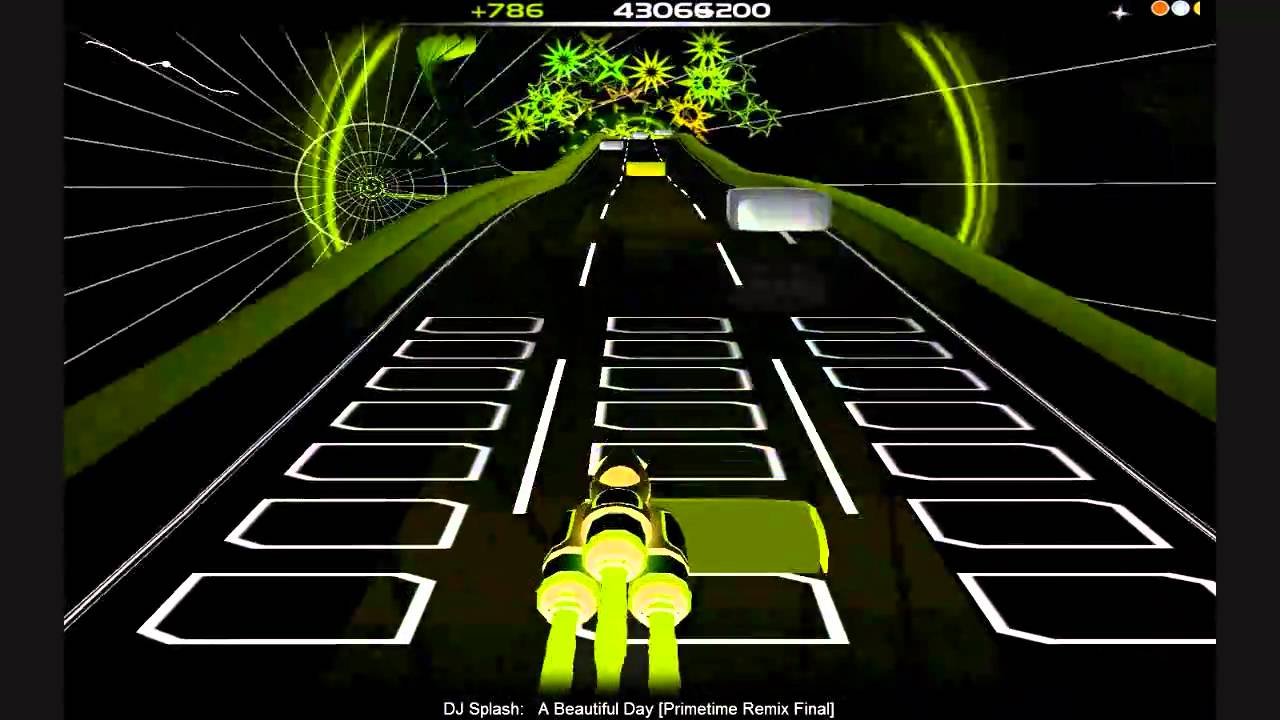 Audiosurf DJ Splash Beautiful Day YouTube