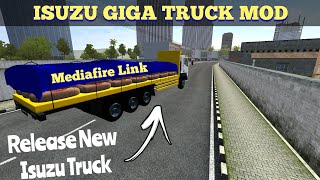 🔴🔵 Download Real Isuzu Giga Truck Mod In Bussid | Bussid Truck Mod | Bussid Car Mod