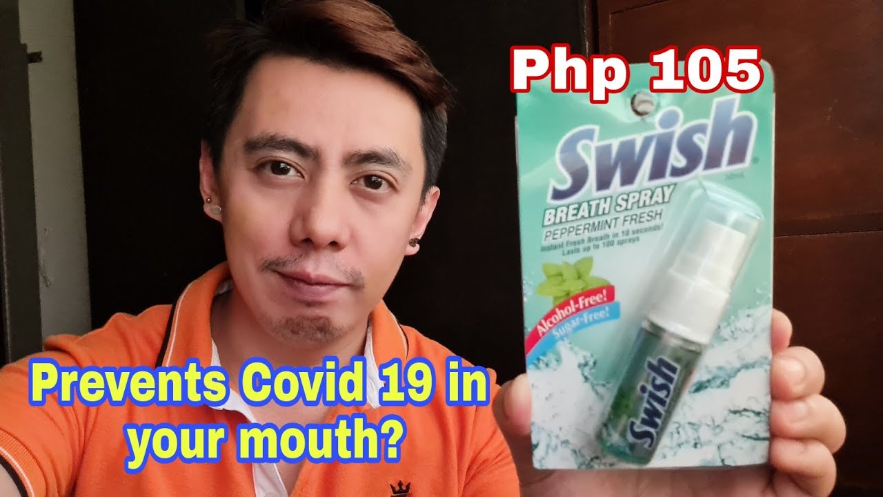 SWISH BREATH SPRAY FOR SORE THROAT REMEDY, BAD BREATH NURSE HONEST