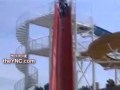 Girl goes down closed waterslide and gets hurt