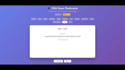 Gegevensstructuren en algoritmen Is synchronized(new String