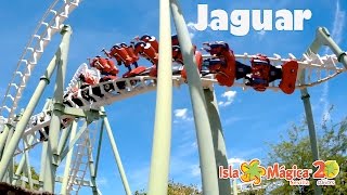 Jaguar Roller Coaster (Isla Mágica) em 4K | Sevilla, Espanha