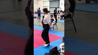 Taekwondo 9-10 gup 5 match.