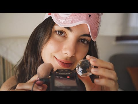ASMR DELICADINHO NO TASCAM  | Brush, Palitinho, Sussurros & Tapping