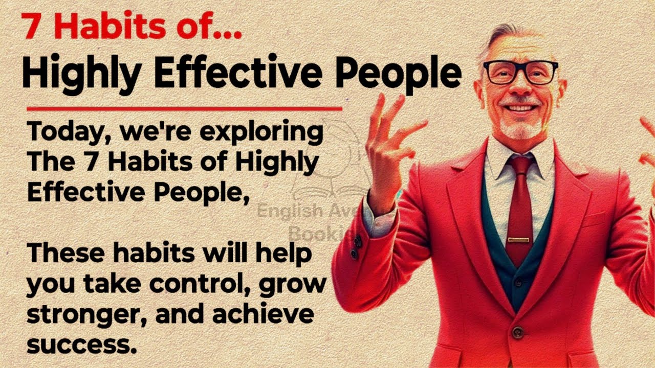 7 Habits of Highly Effective People Book Summary || Graded Reader || Improve Your English Fluency ✅