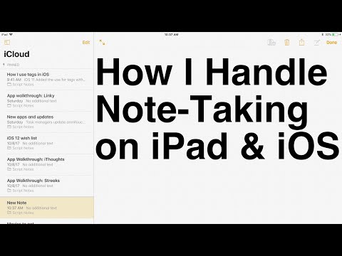 How I Handle Note-Taking  iPad Pro  iPhone  iOS  Apple Pencil 