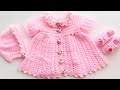 Vestido para bebe a crochet o ganchillo paso a paso - Tejido Facil