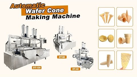 Automatic Wafer Cone Making Machine|Ice Cream Wafer Cone Making Machine|Wafer Cup Making Machine