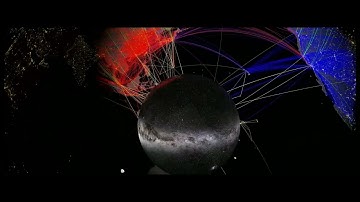 Concave Earth Flight Routes WORLD MAP modeled in Blender 3D ( ConcaveEarth.net ) Updated